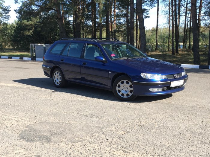 Пежо 406 универсал синий