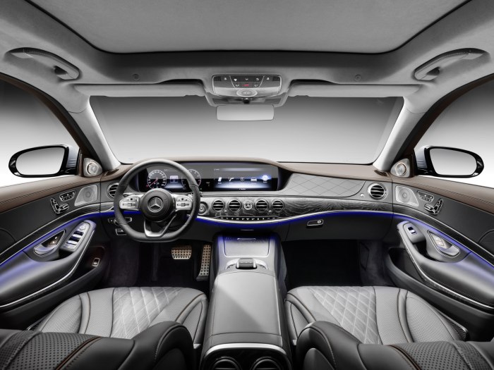 Mercedes Benz s class w222 салон