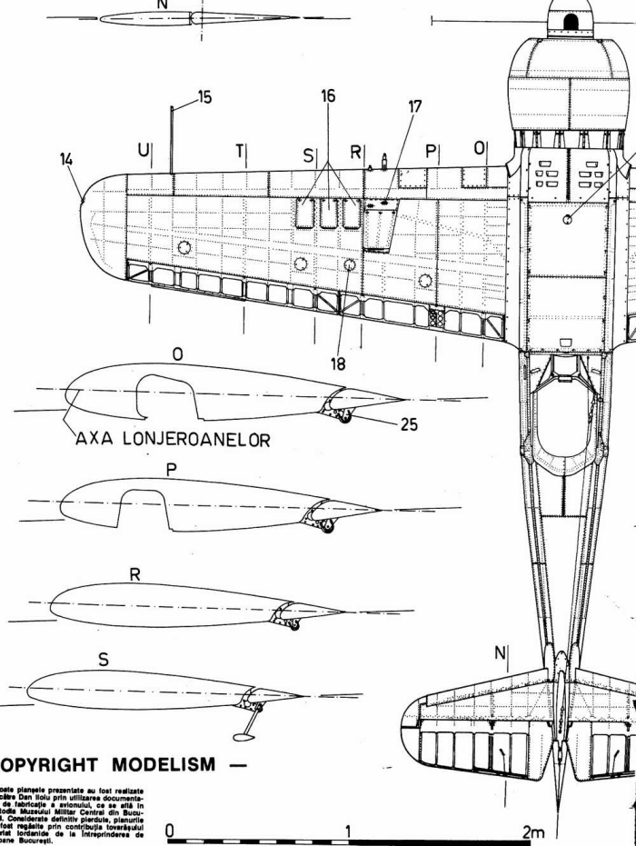 Истребитель iar-80 чертеж