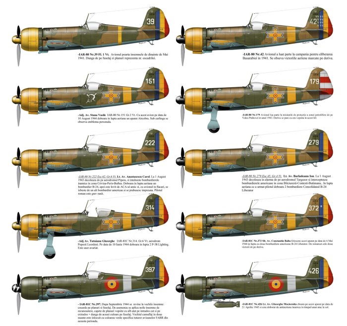 Румынский истребитель iar 81
