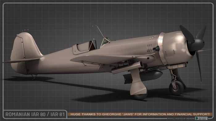 81757 Авиация iar 80 (1:48)