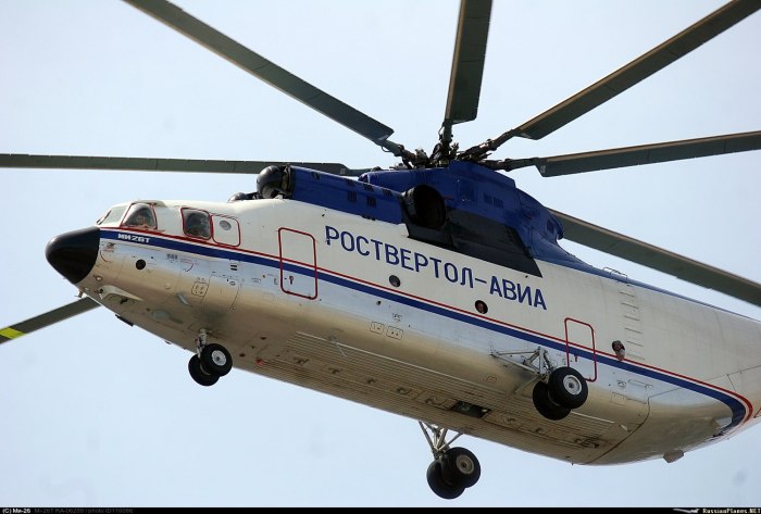 Знаки и надписи на вертолетах ми