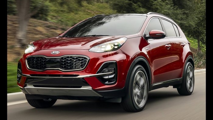 Kia Sportage 2020 красный