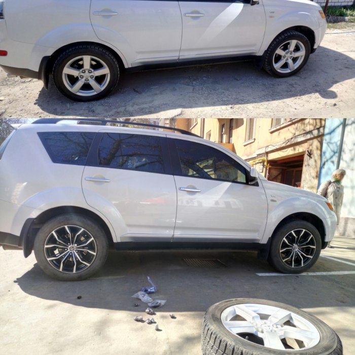 Mitsubishi Outlander XL на 18 дисках