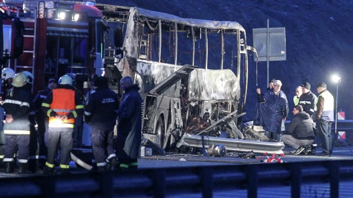 Взрыв автобуса в Ереване