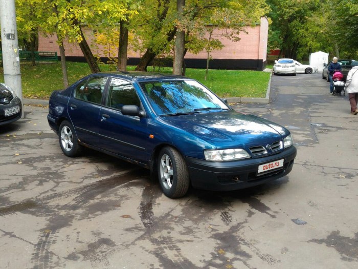 Nissan primera синий p11 2001