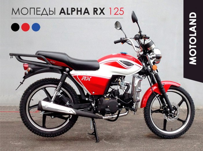 Мотоцикл Motoland Alpha RX 125