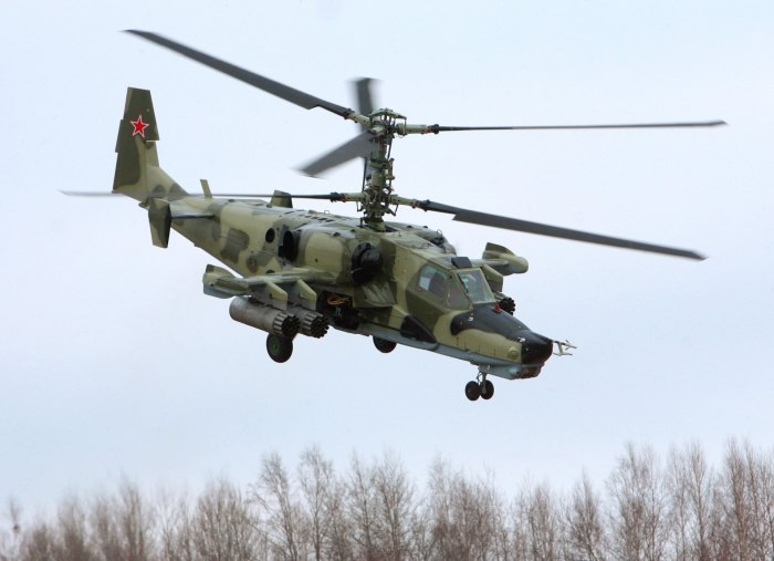 Вертолет ка-50 "черная акула"