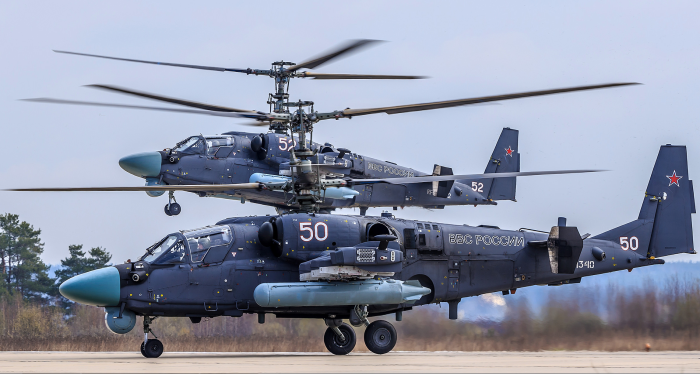 Вертолет к 52 акула