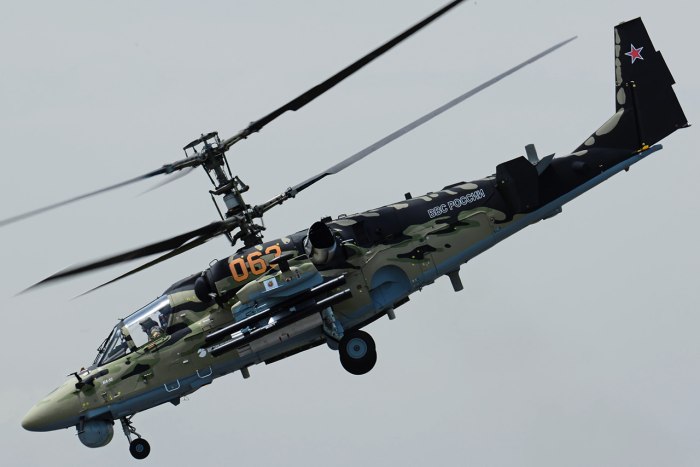 Вертолёт к-52 Аллигатор