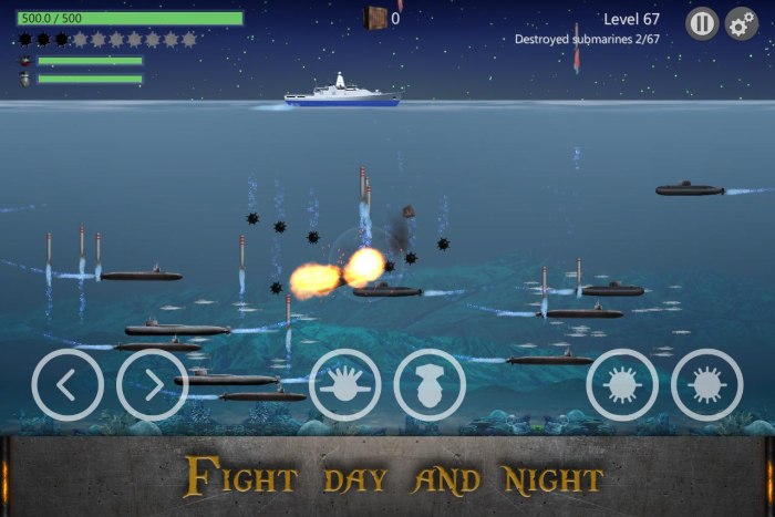 Игра морской бой подводная война 2