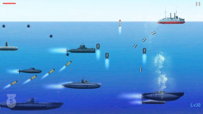 Игра морской бой подводная война 2