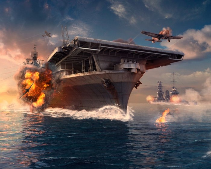 World of Warships авианосцы