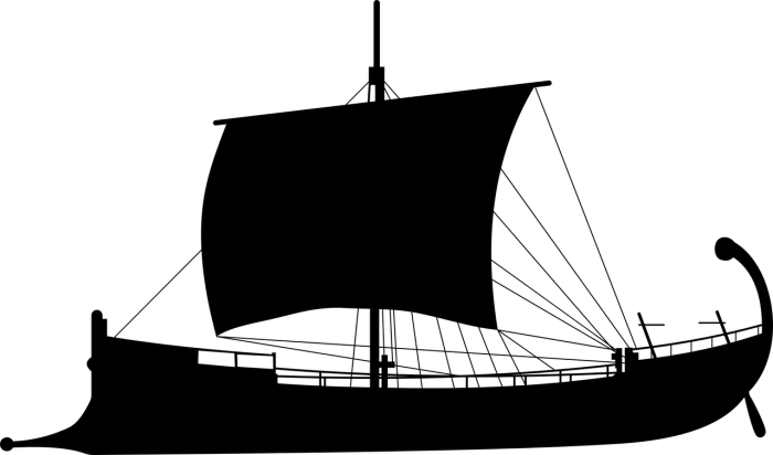 Парусник силуэт