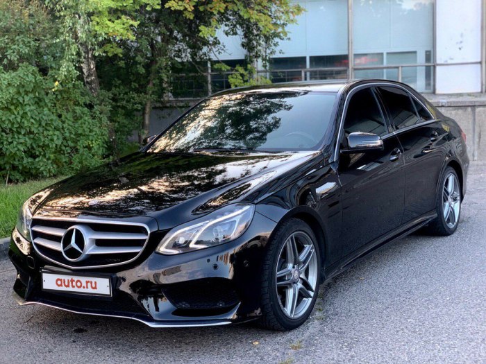 Mercedes Benz w212 Рестайлинг черный