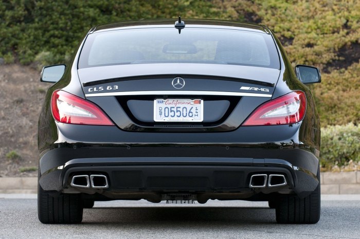 CLS 63 AMG сзади