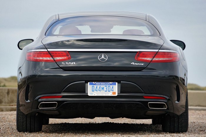 Мерседес s550 сзади