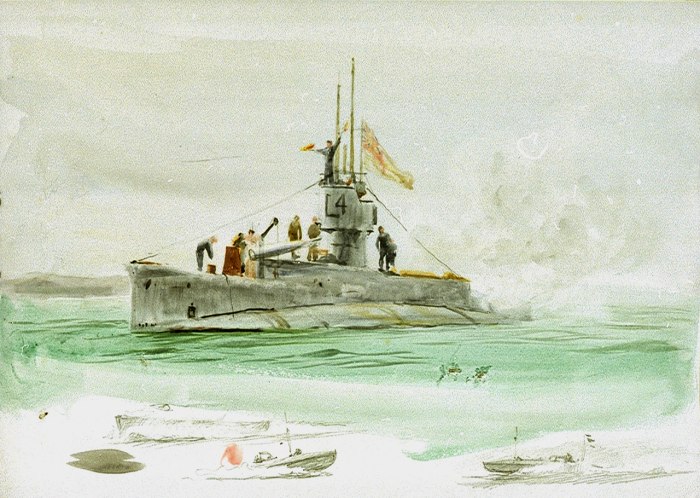 Британская подводная лодка "l55"