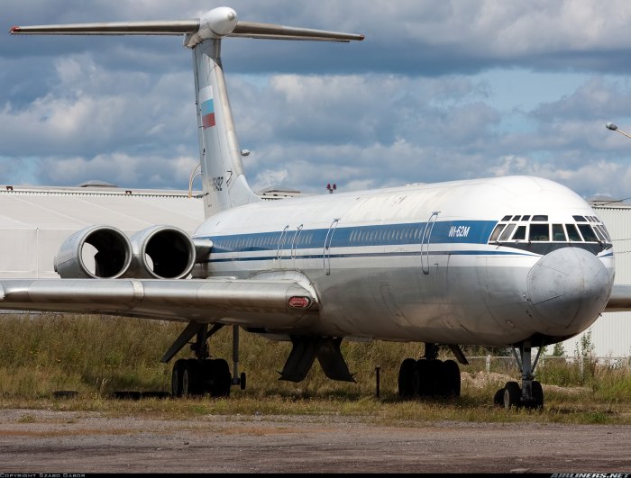 Ил-62 самолёт кабина