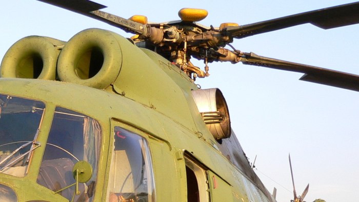 Шасси вертолета ми-8