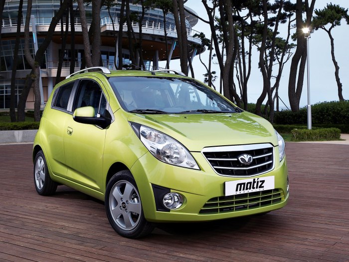 Daewoo Matiz 2010 зелёный