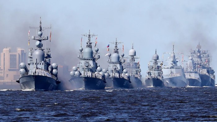 Военно-морской парад парад в Санкт-Петербурге 2022