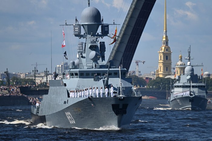 Парад ВМФ В Санкт-Петербурге 2023