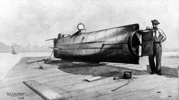 Подводная лодка Ханли 1864