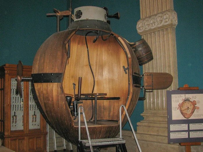 Первая подводная лодка 1776