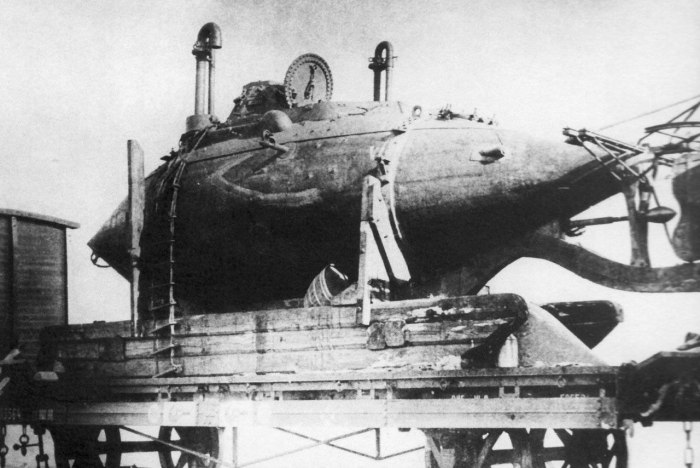 Подводная лодка Джевецкого Россия 1881