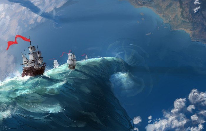 Фантастические морские пейзажи