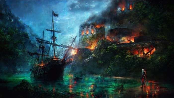 Затонувший корабль Assassins Creed 4
