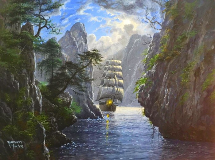 Abraham Hunter художник картины