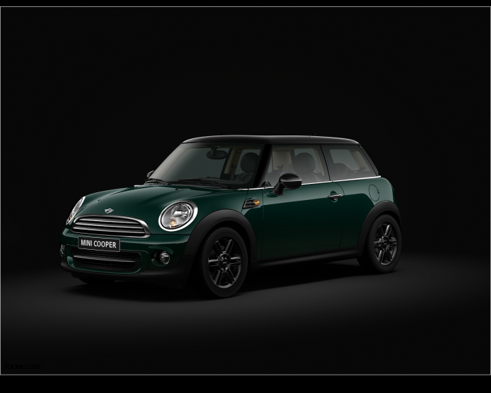 Mini Cooper Countryman зеленый