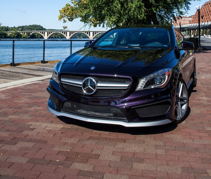 Мерседес CLA 200 фиолетовый