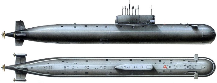 Пр 685 подводная лодка