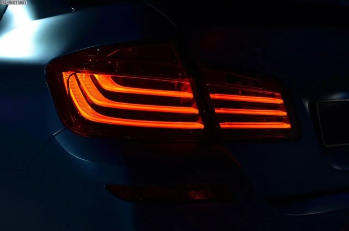 Задняя оптика BMW f10