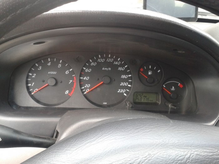 Almera n16 приборная панель