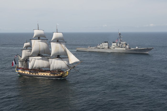 Парусный корабль l Hermione