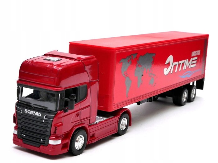 Фура Welly Scania v8 r730 тягач (68900) 1:64 25 см