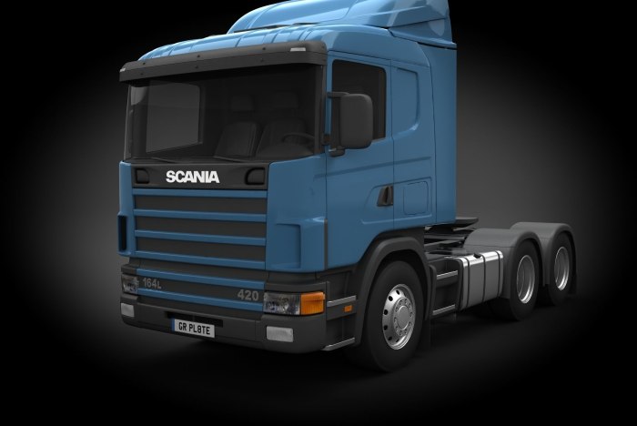 Скания 3d model