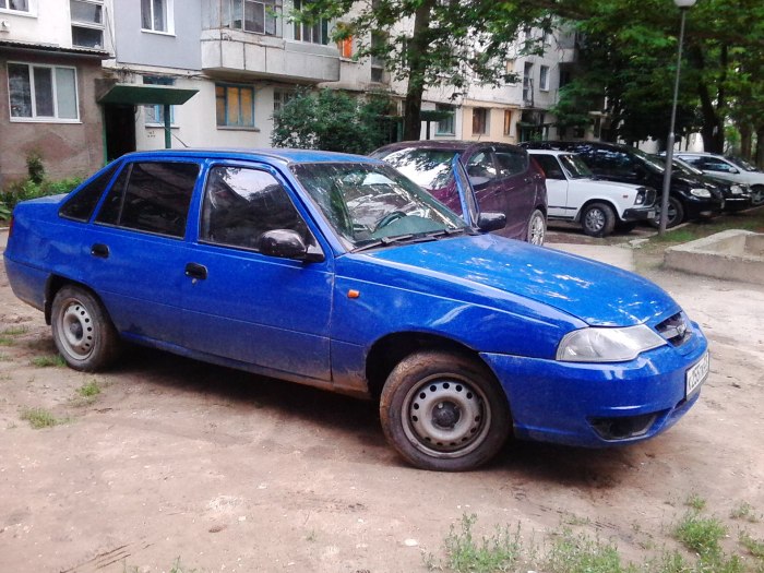 Дэу нексия синяя