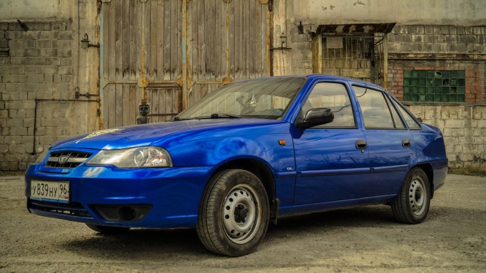 Daewoo Nexia n150 синяя