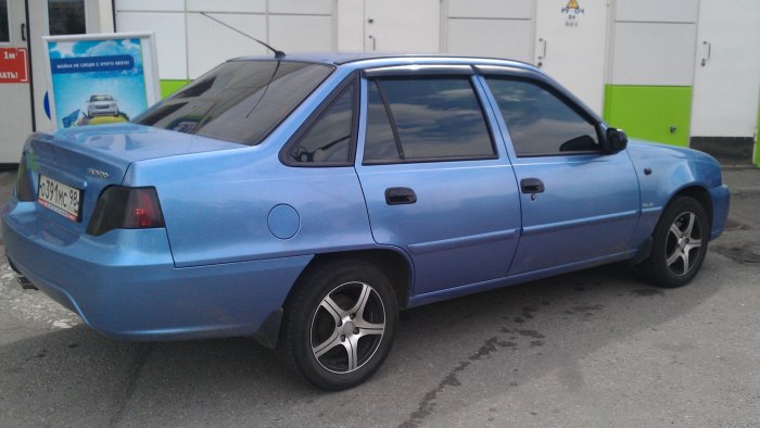Daewoo Nexia n150 синяя