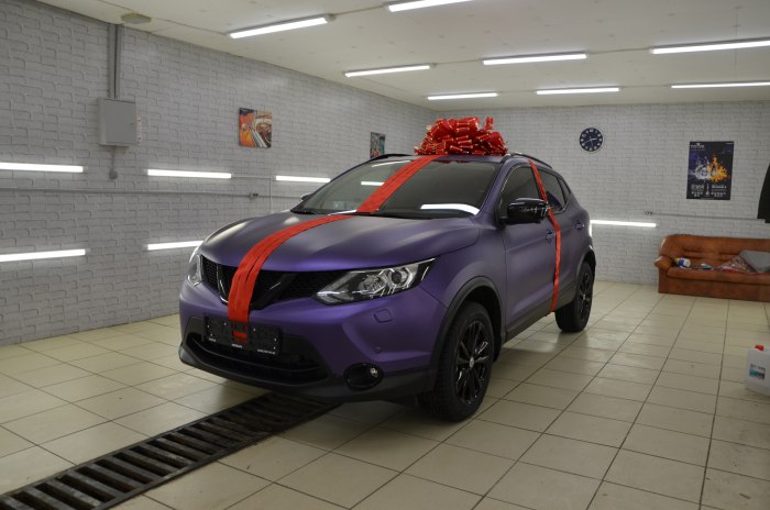 Ниссан Кашкай 2014 фиолетовый