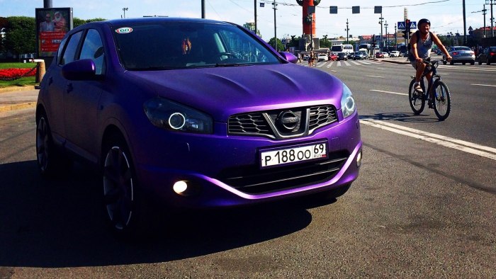 Nissan Qashqai 2011 фиолетовый