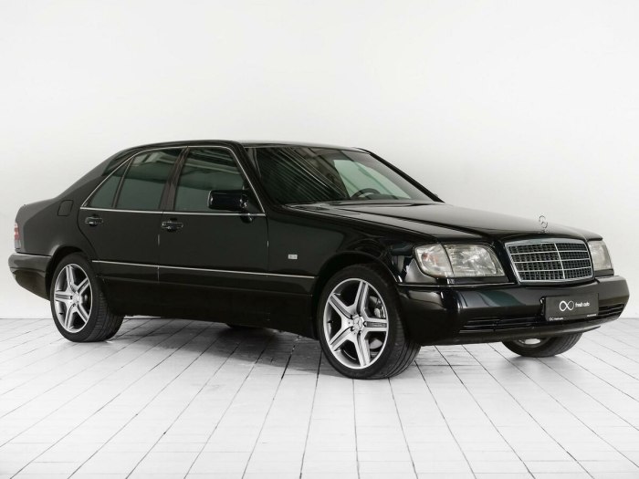 Мерседес w140 черный