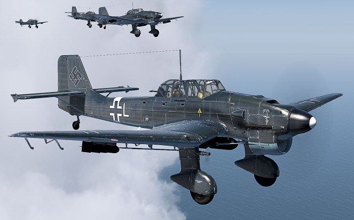 Немецкий самолёт Юнкерс-87 Junkers-87