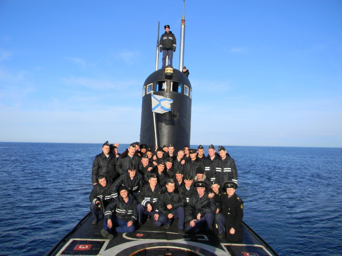 Экипаж подлодки ВМФ РФ