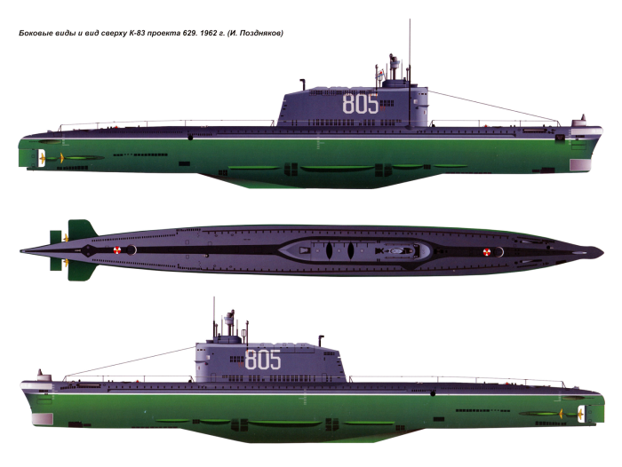 Подводная лодка пр 629
